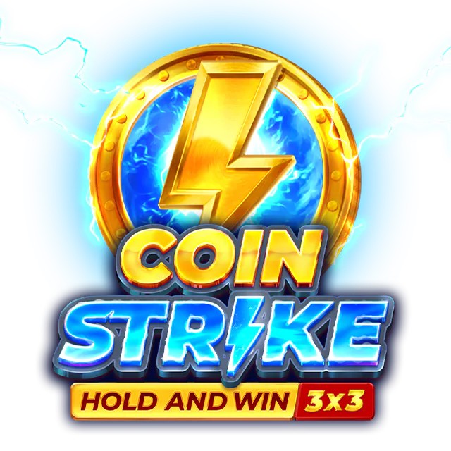 Coin Strike: Hold and Win online game logo by Playson on dragoniacasinos.com