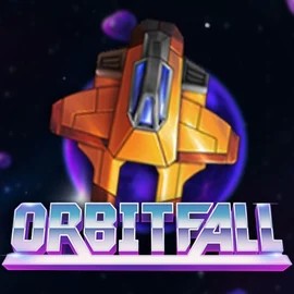 Logo of Orbitfall from ELK Studios at Dragonia Casino