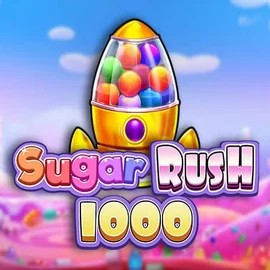Sugar Rush 1000 logo – Slots by Pragmatic Play at Dragonia Casino